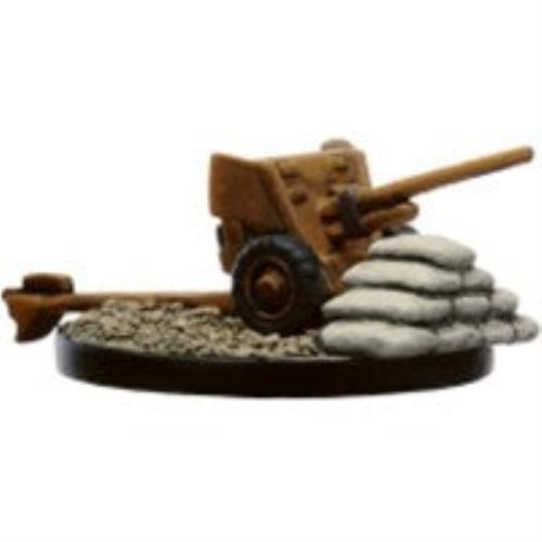 Axis Allies The Reserves 01/45 Entrenched Antitank Gun Common w/ card - Picture 1 of 1
